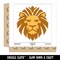 Regal Lion Head Waterproof Vinyl Phone Tablet Laptop Water Bottle Sticker Set - 5 Pack